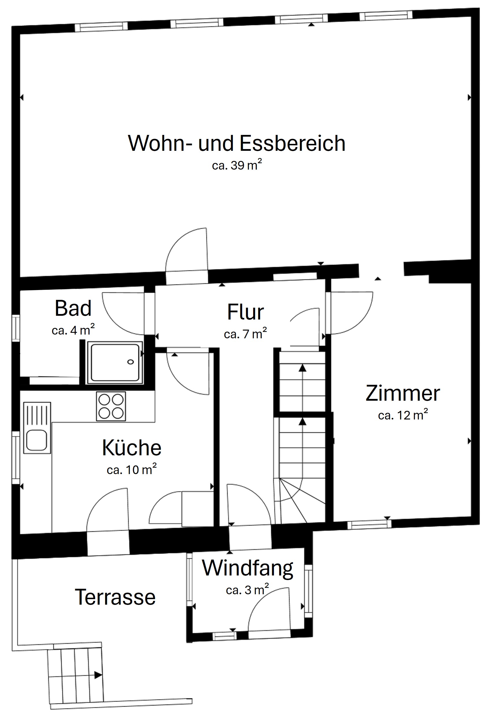 Grundriss Erdgeschoss